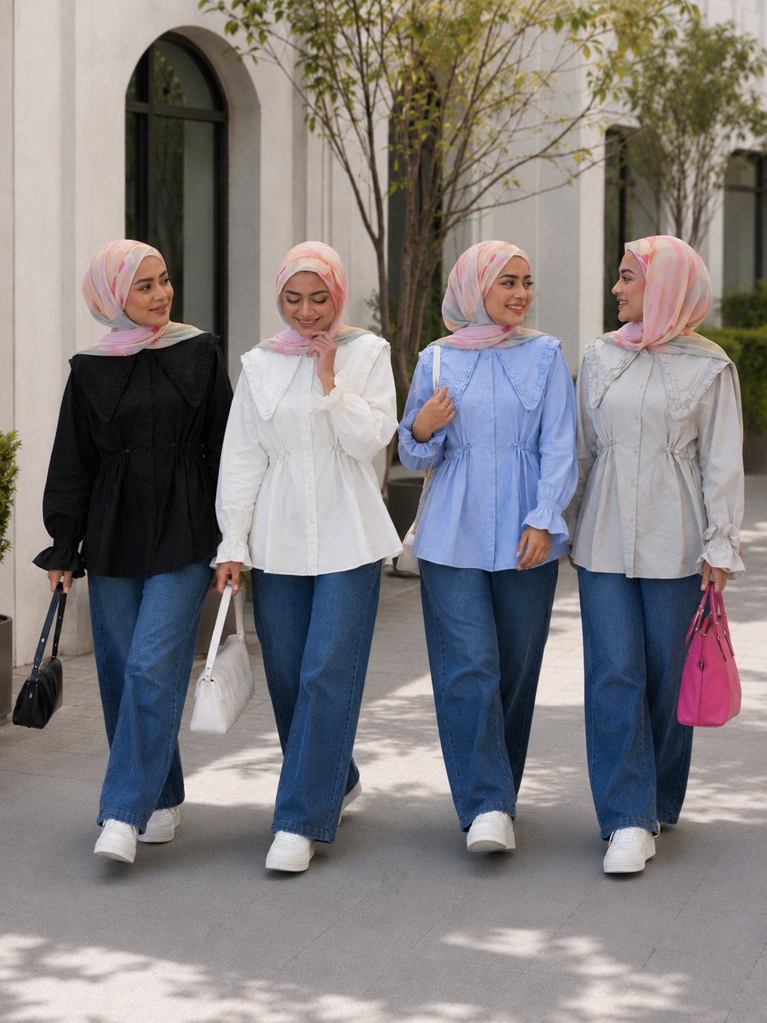 Waisted Poplin Shirt