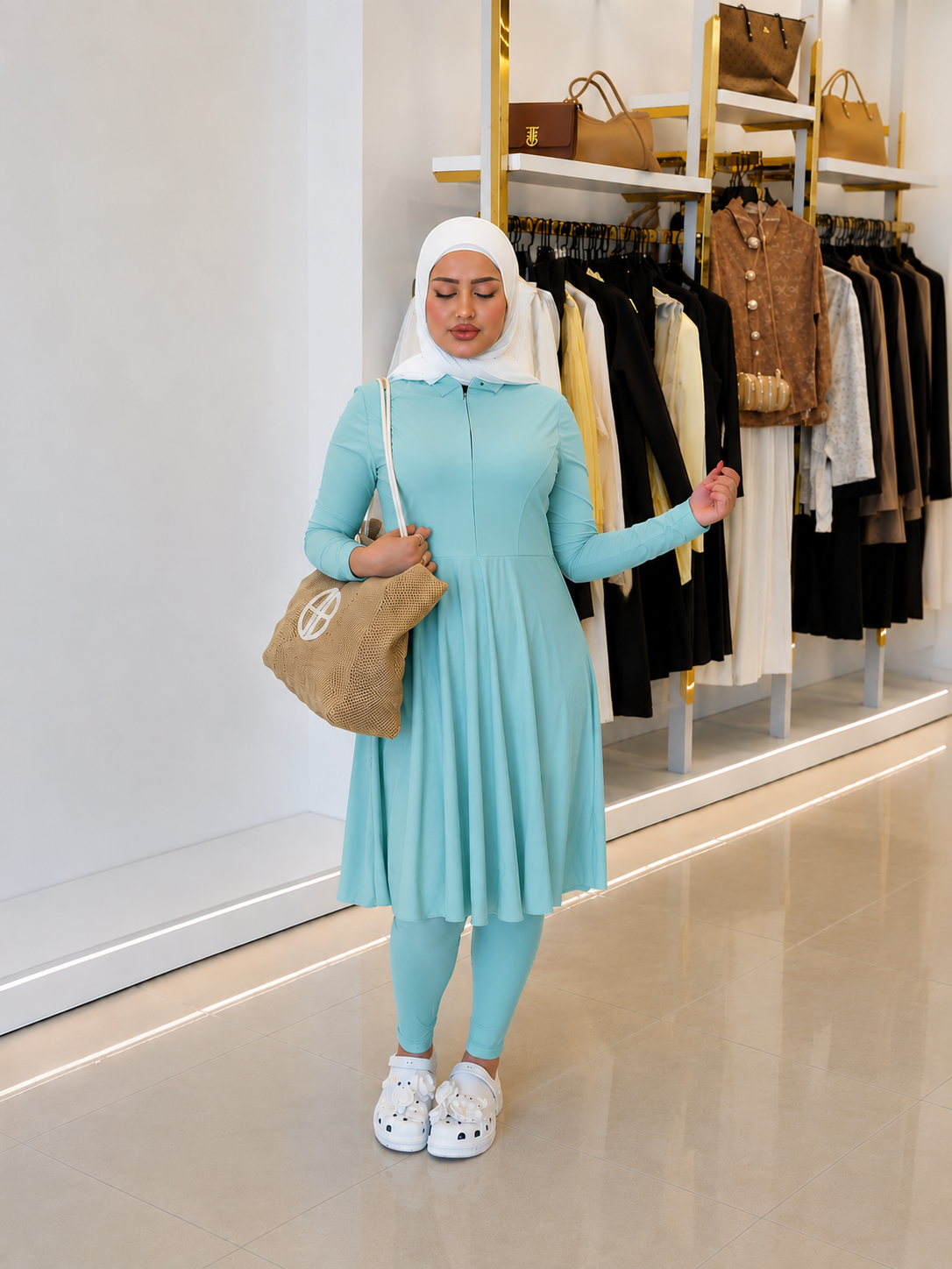 Long Flow Burkini Set