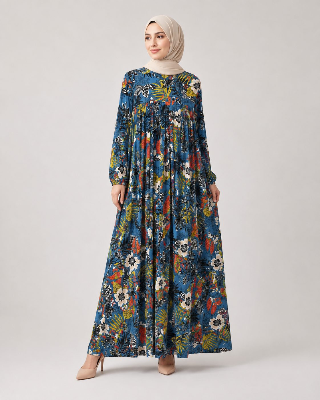 Belted Hjab Dress