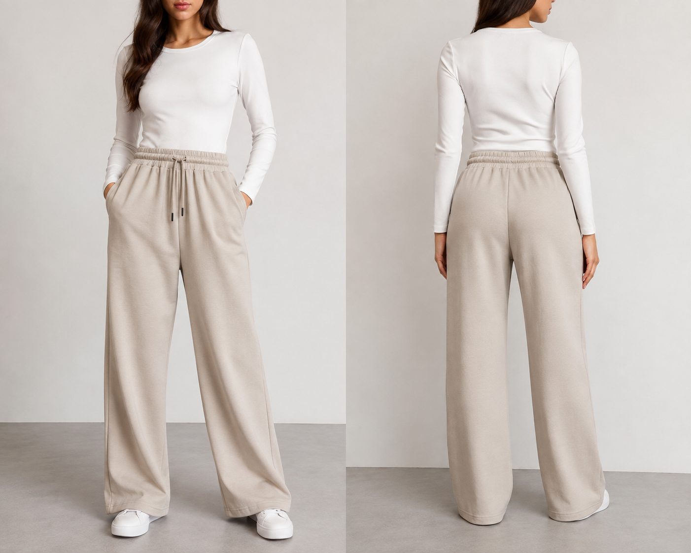 Wide cotton Pant