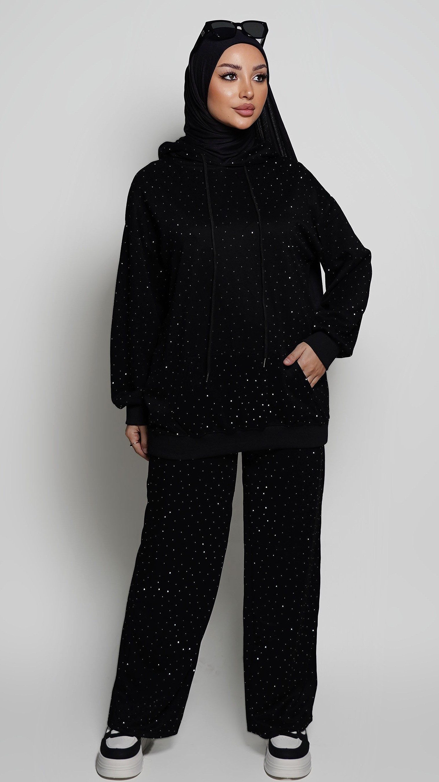 Glitter Hoodie Set