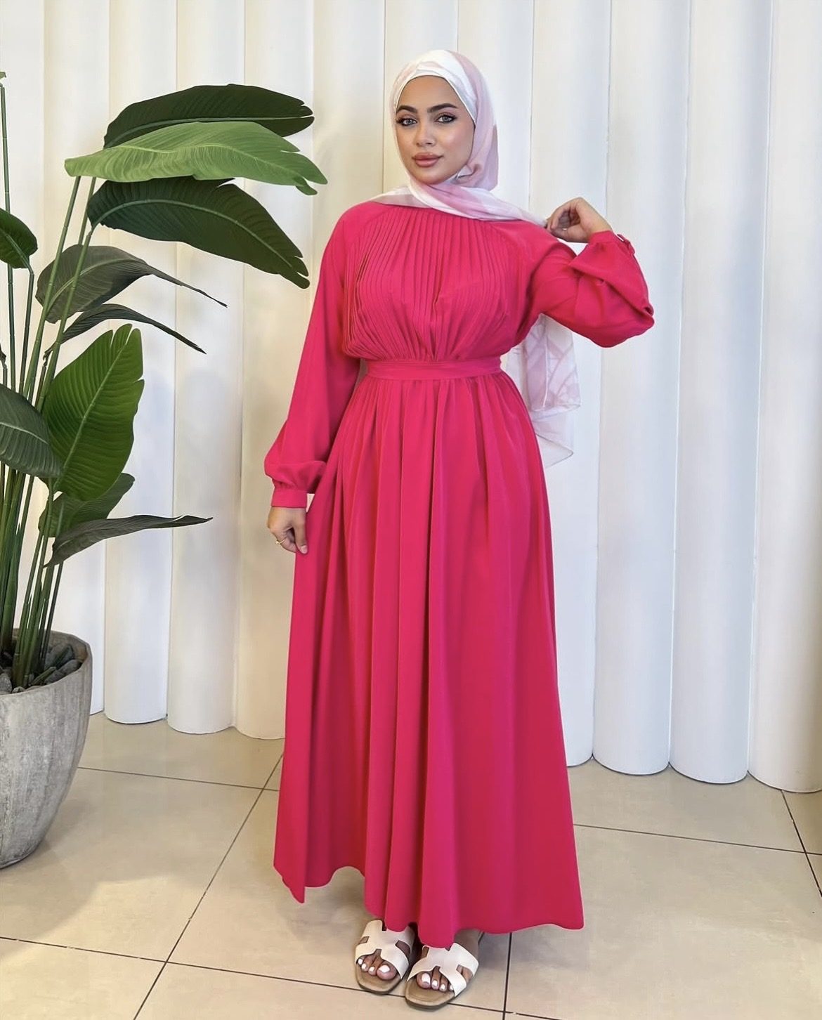 Pleated Dress