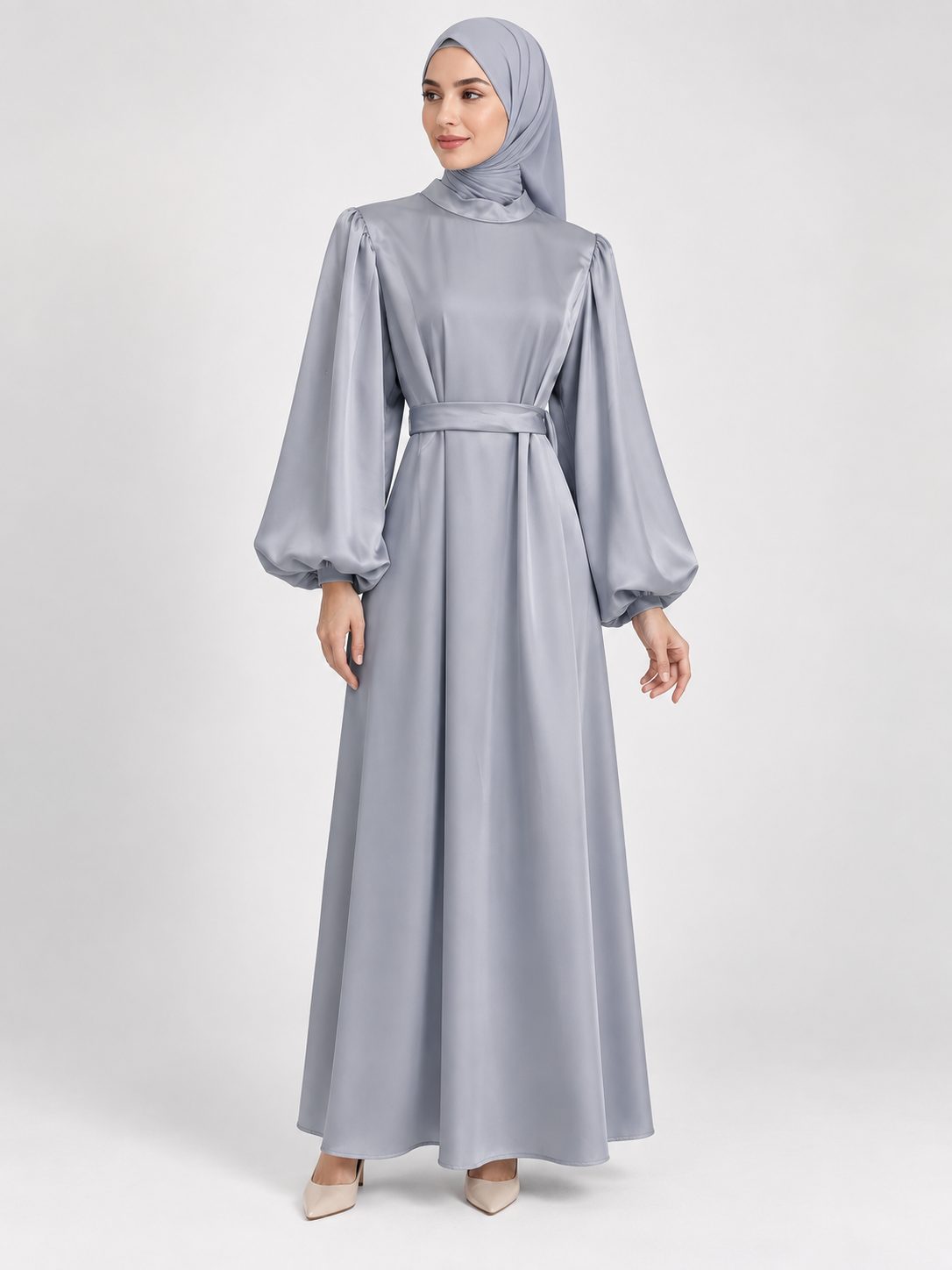 Simple Satin Dress