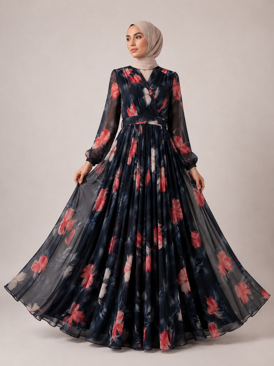 Chiffon Evening Dress