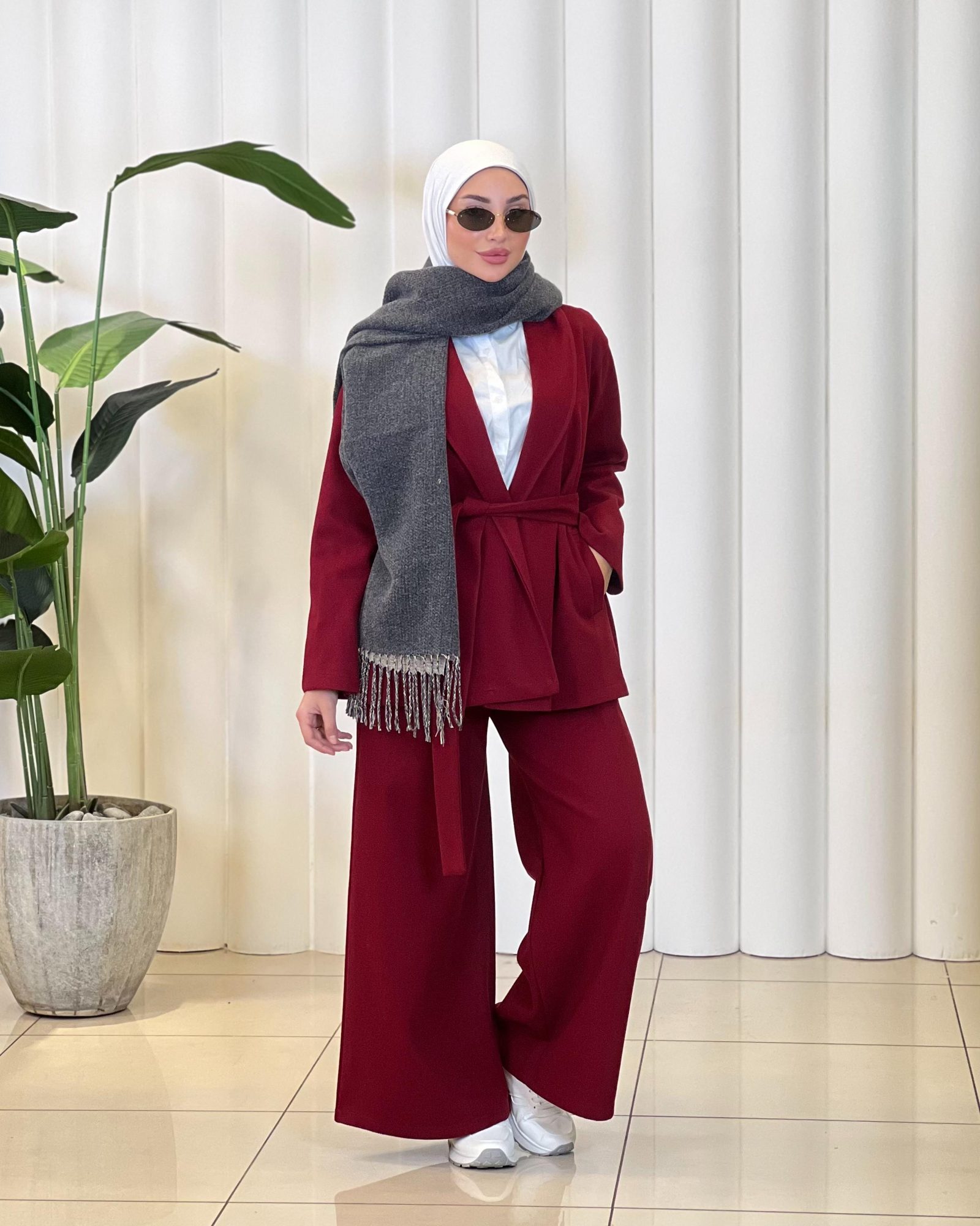 Aura Cachmere Coat  Set