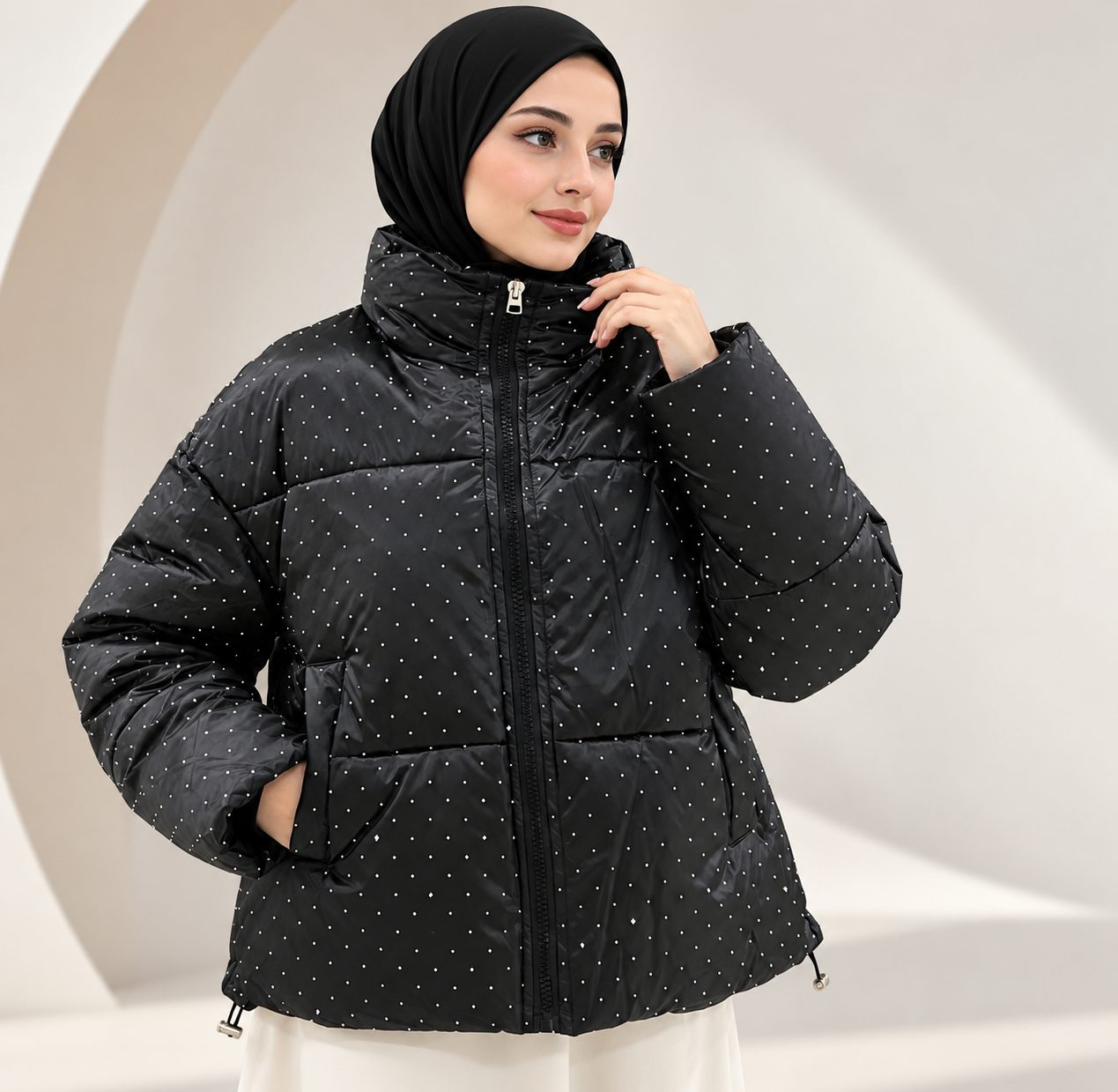 Puffer Jacket Strass