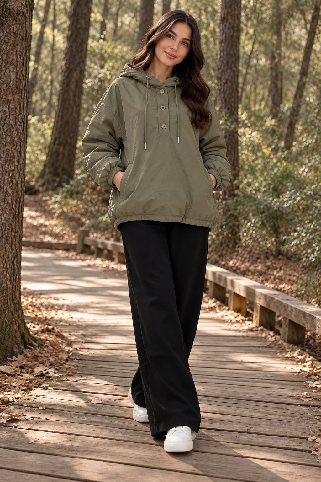 Oversized Hooded Pullover