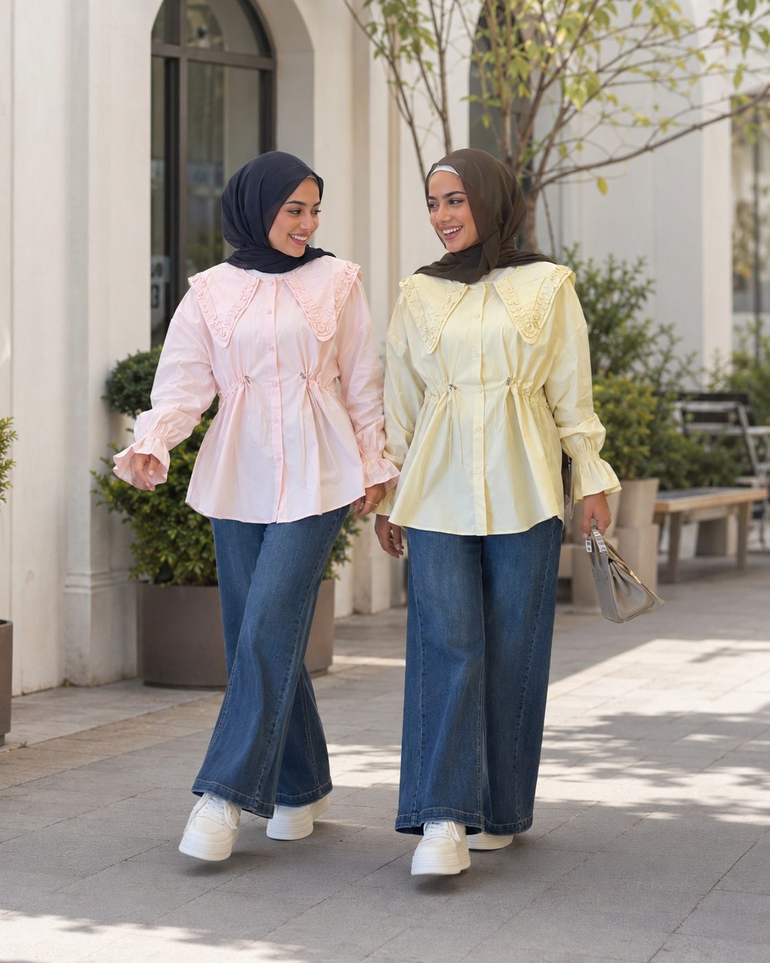 Waisted Poplin Shirt