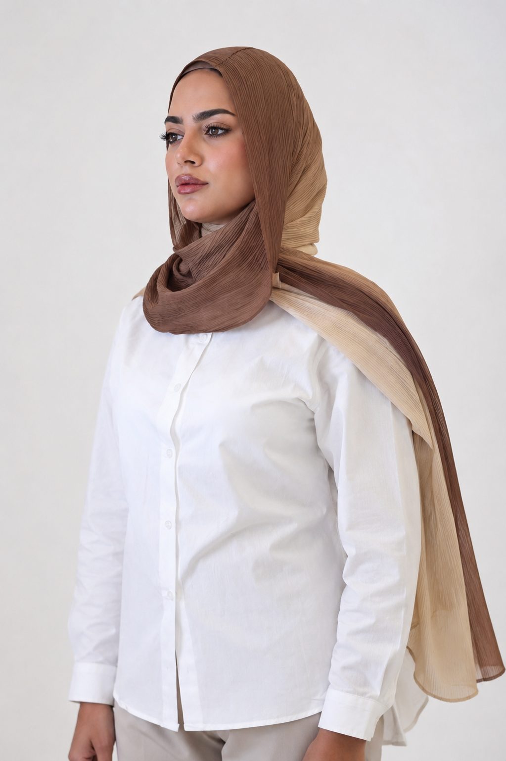 Crinkled Ombre Hijab