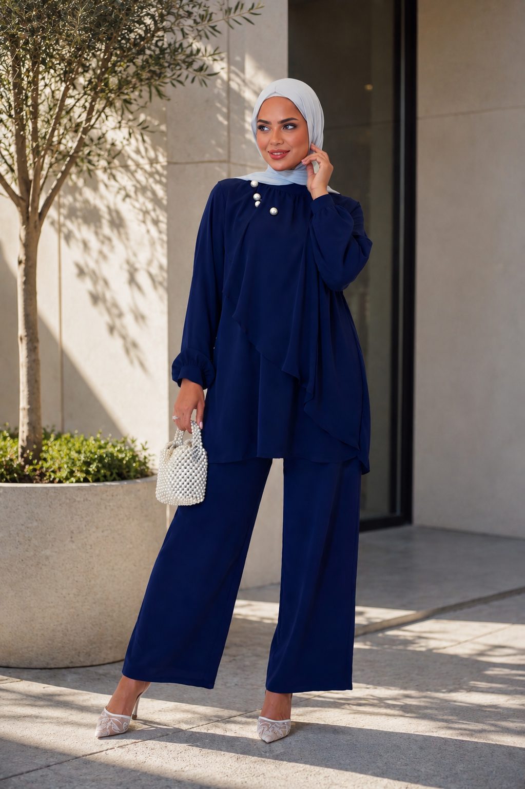 Pearl Chiffon Set