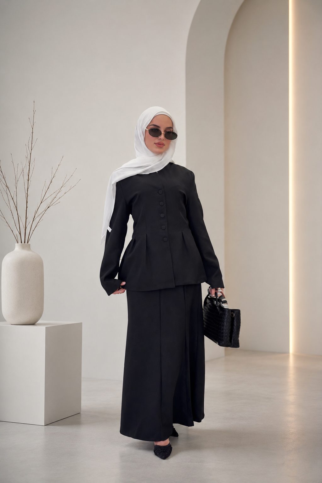 Blazer Skirt Suit