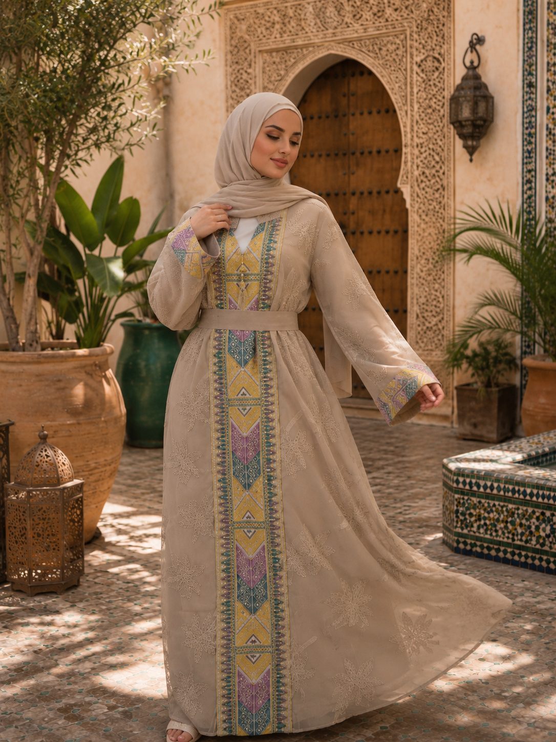 Indian Style Abaya