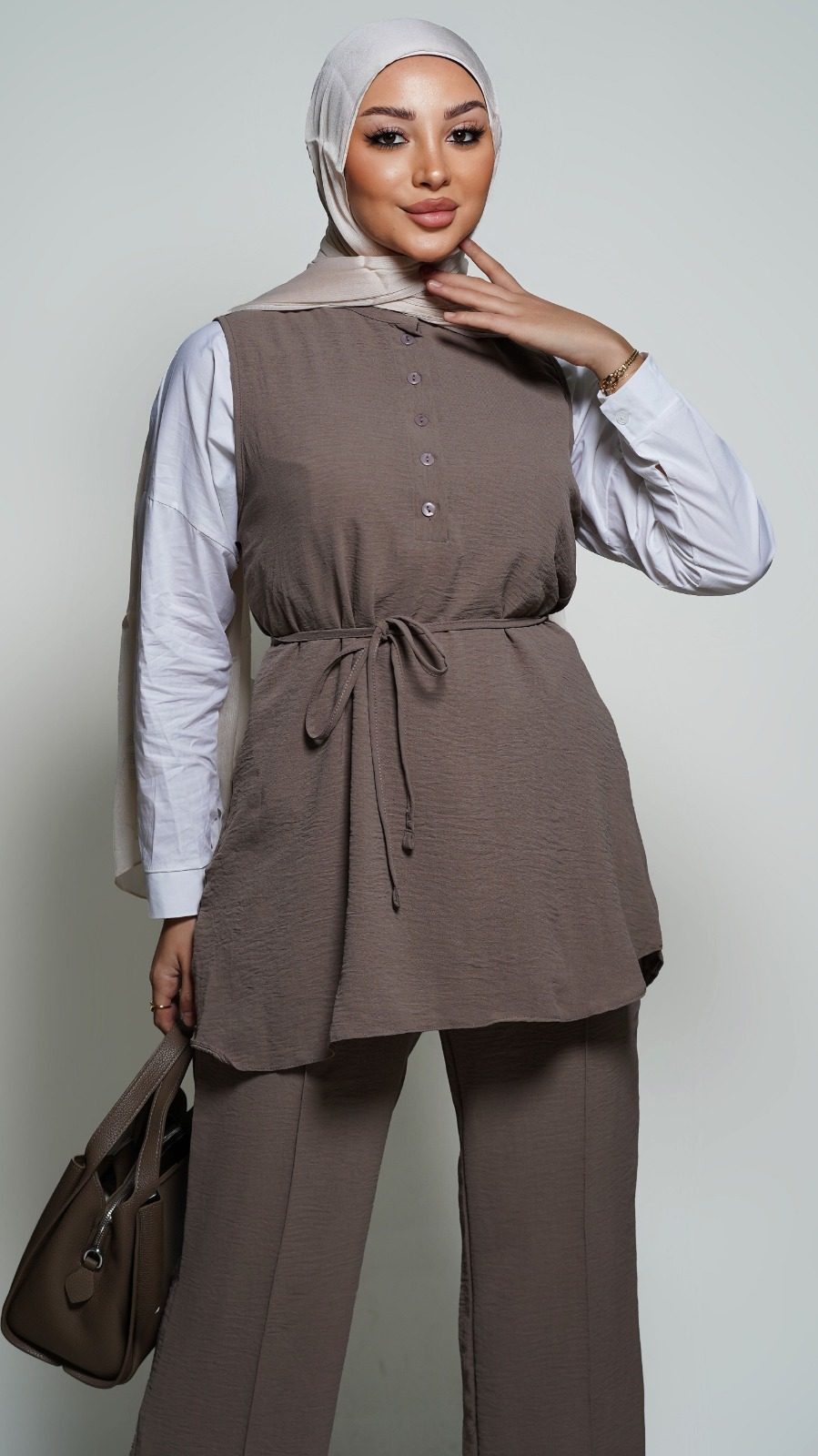 Vest Linen Set
